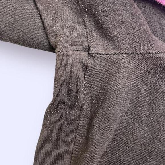 Victoria’s Secret PINK Fold Over Flare Leggings Yoga Pants Size Large Short - Picture 4 of 8